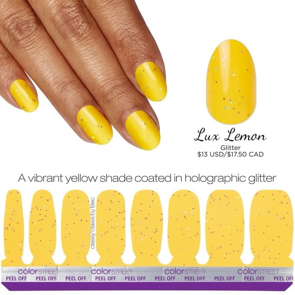 Color Street Lux Lemon